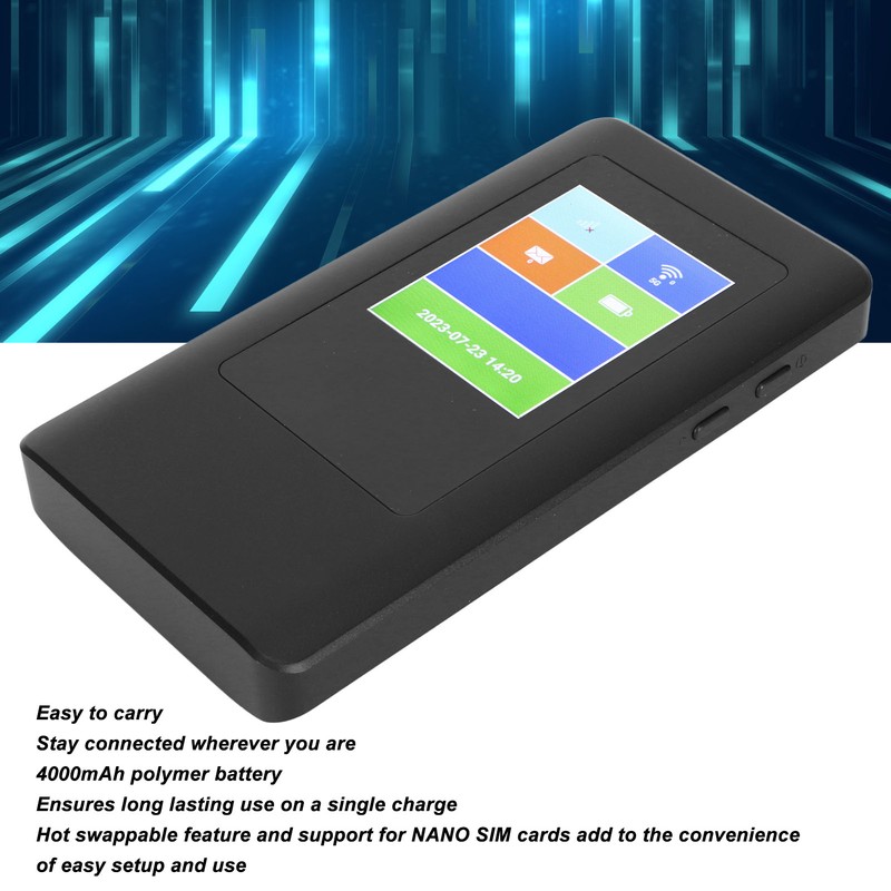 5G Mobile WiFi Router Dual Band 2.4G 5.8G Support 16