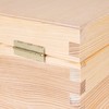 Creative Deco Wooden Storage Box for CDs and DVDs, 16