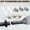 HZMM 8 Pcs Kayak Paddle Spring Snap Clips, Tent Pole