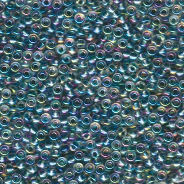 Miyuki Seed Beads 8/0 Seafoam Lined Crystal AB 22gram Tube