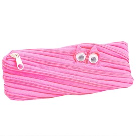 moin moin pencil case, chuck monster chuck, full of eyes (light pink)