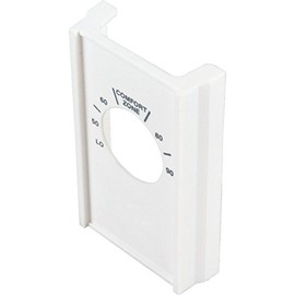 White Single Pole Line Volt Thermostat Cover For Old Style S22 - HVAC