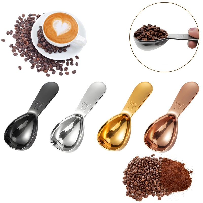 9/8 Stainless Steel Coffee Scoop: 1 Tbsp Coffee Scoop for