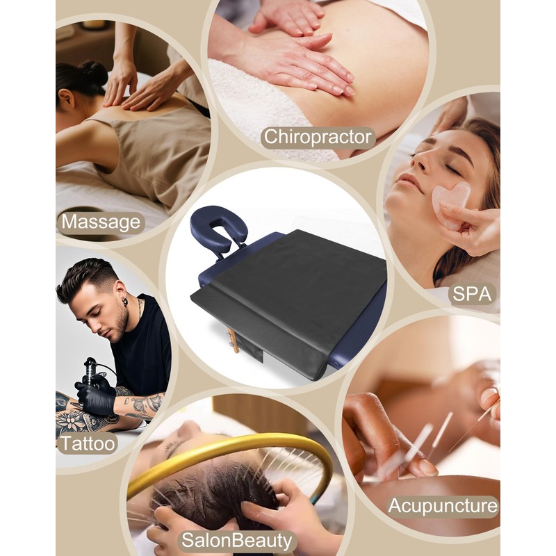 HOMCA Massage Table Side Arm Extenders Pads – 7.8" Width