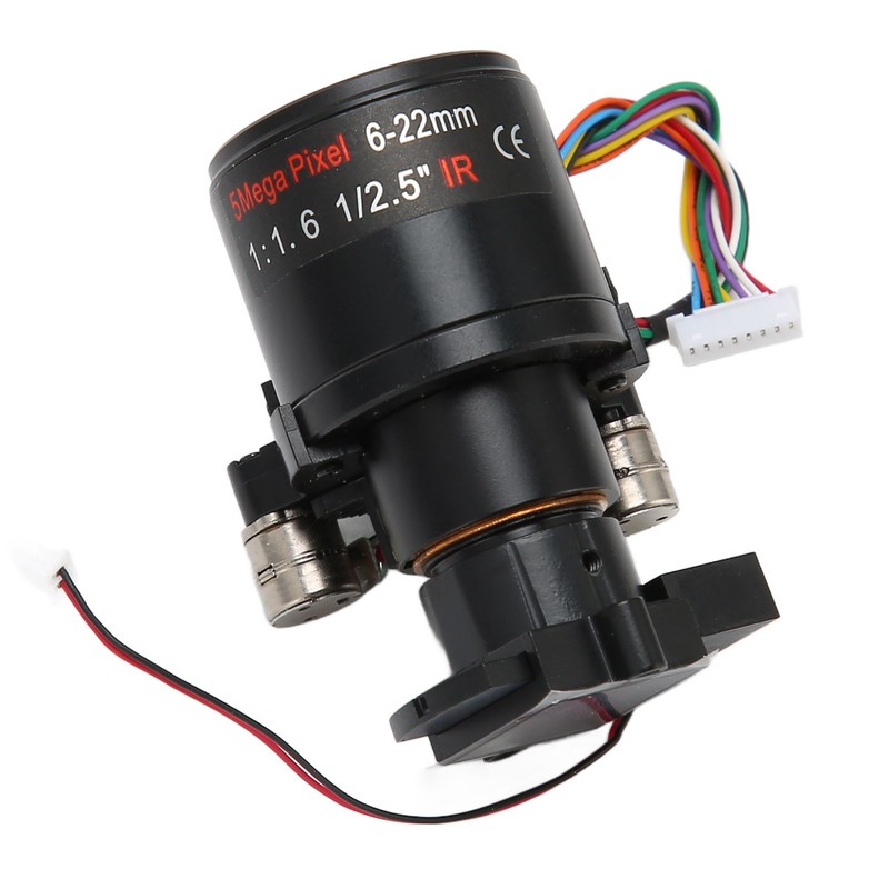 Motorized Zoom Lens 6‑22mm 5MP Focal Length High Precision Auto