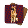 German Shepherd Coaster Set by Artist Leslie Gerry - Set