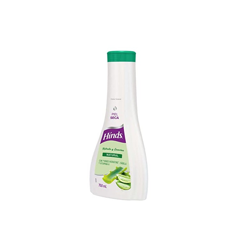 Hinds Crema Corporal Natural 750 Enriquecida Hidratine Sábila Vitamina Piel