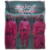 Squid Game Pink Guards Scene Silky Touch Super Soft Blanket
