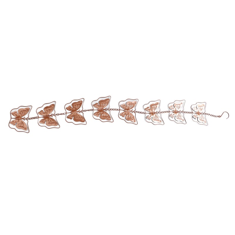 Butterfly Rain Chain Metal Outdoor Decorative Downspout Hanging Drainage Rain