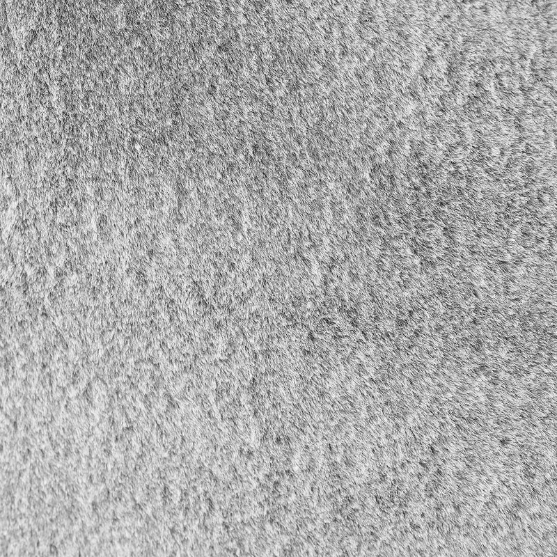 DormCo Mo' Fur College Headboard - Softest Plush Frosted Gray