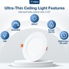 Amico 12 Pack 4 Inch 5CCT Ultra-Thin LED Recessed Dimmable