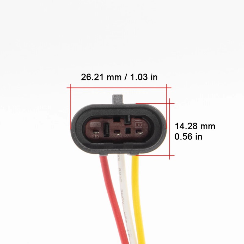 AvtoDonor ABS Wheel speed sensor connector Ram 2500. 2013-2024. 68483898AA