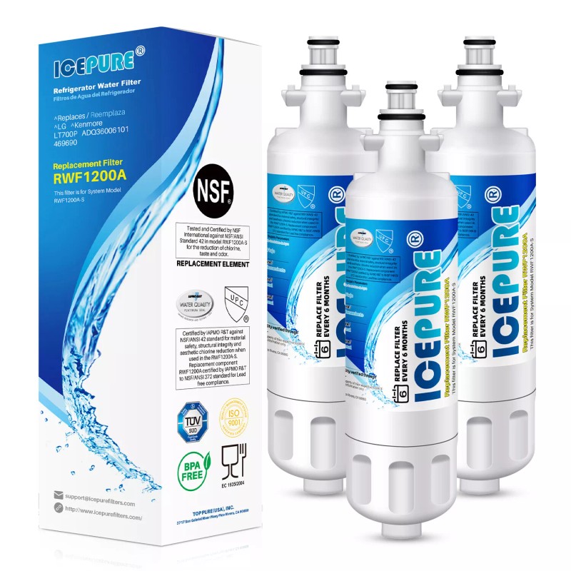 IcePure Fit For LG LT700P LFXS30766S LFX31925ST LFX31945ST Icepure Water