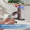 Homevacious Bathroom Faucet Copper Waterfall Bathroom Sink Faucets with Single