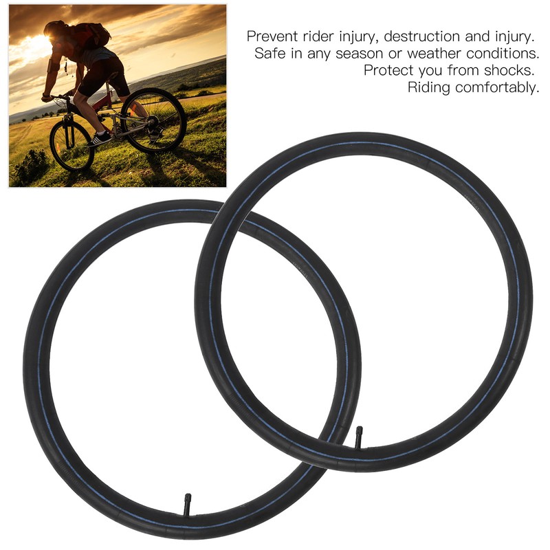 2Pcs Bicycle Tube Schrader Valve Small Wheel Folding Bicycle Inner