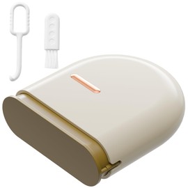 PUINVI Retainer Case with Vent Holes, Pull-out Slim Aligner Case,Compatible with Invisalign, Mouth Guard Set, Fashion Orthodontic Retainer Case with Retainer Removal Tool and Brush