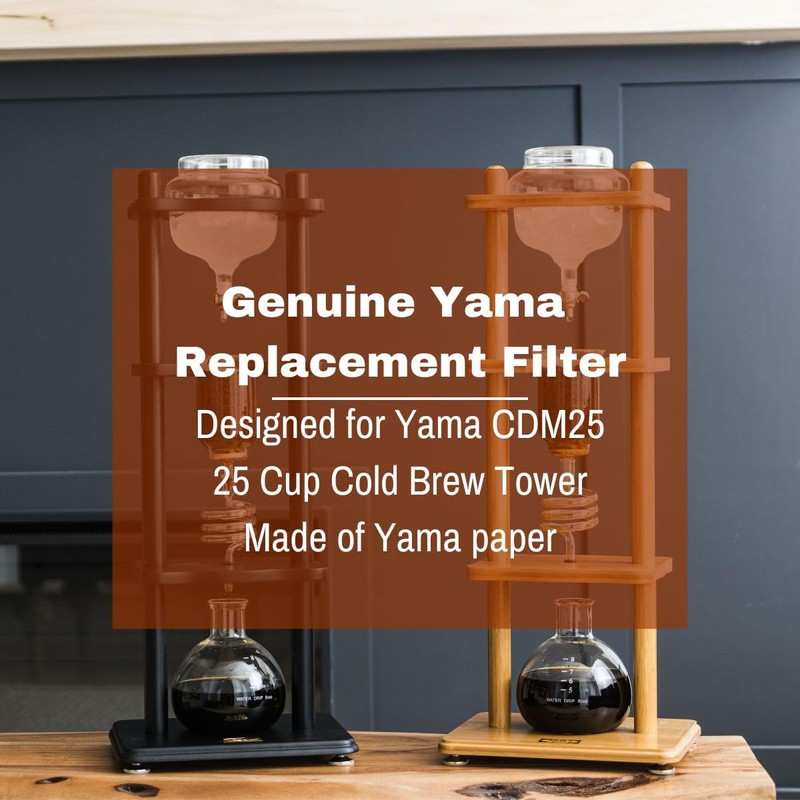 Yama Cold Brew Tower Paper Filters for 25 Yama Kyoto
