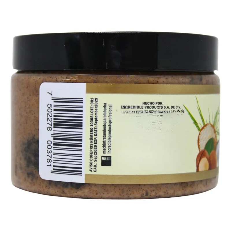 Crema facial exfoliante coco & macadamia 375 g | renueva