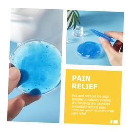 BUGUUYO 5pcs Reusable Gel Ice Packs Multi-function Cold Packs for Convenient Injury Compact for Hot Cold Therapy for and Physiological Discomfort