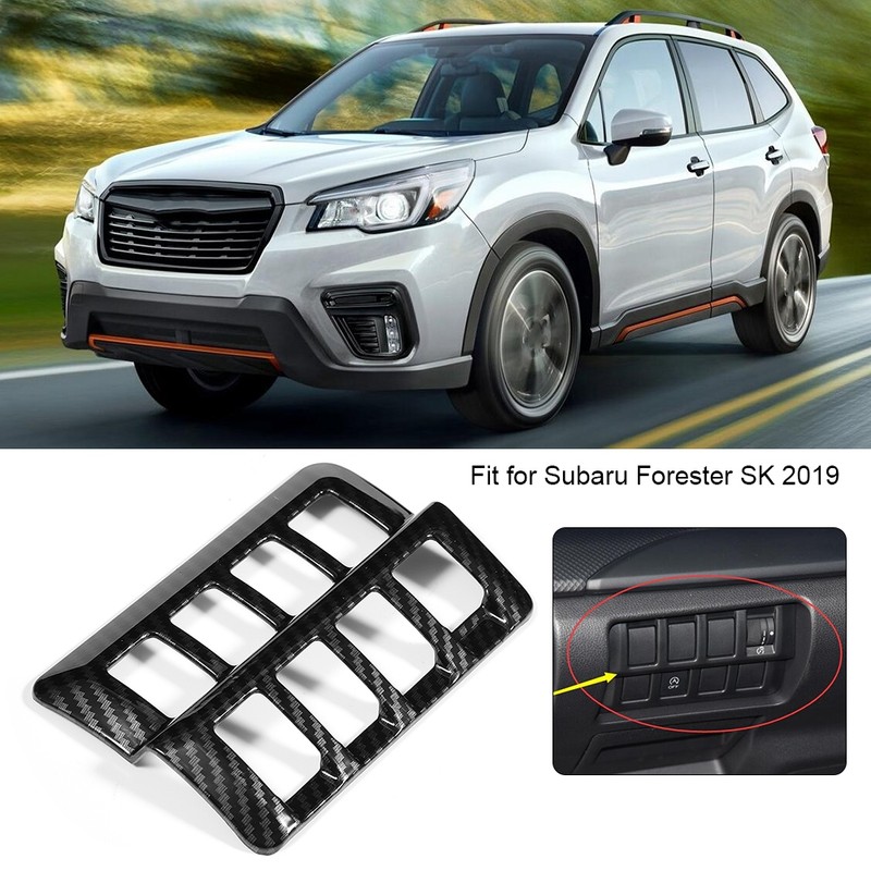 Car Headlight Adjustment Switch Cover Trim Decoration Frame Fit for