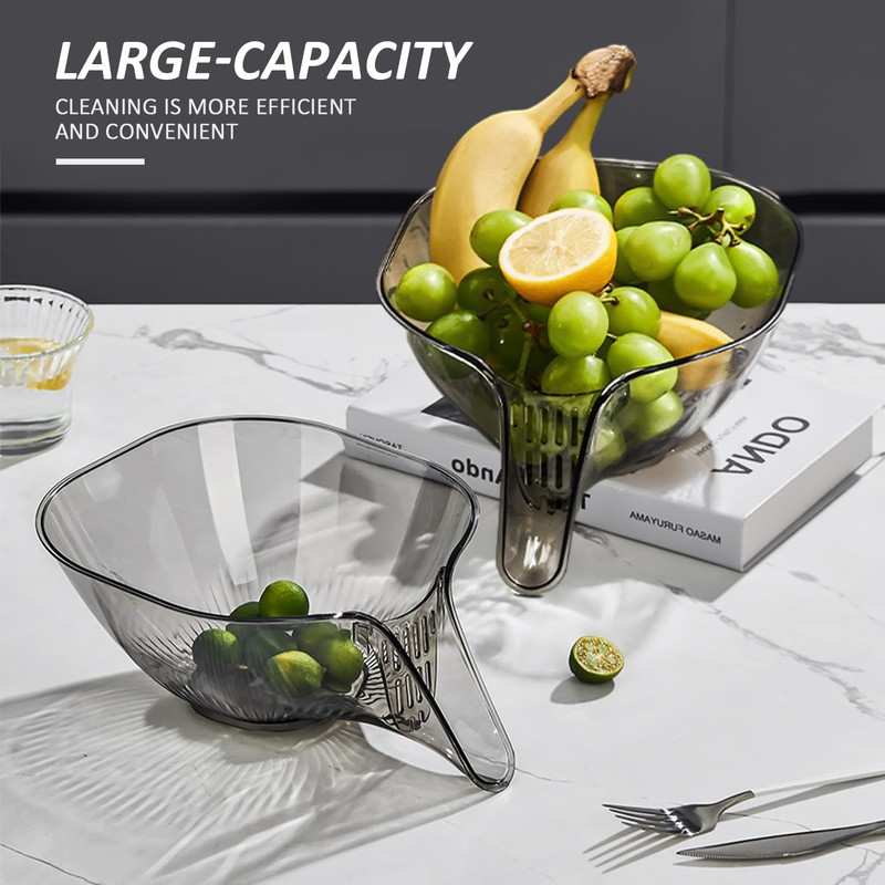 1 Pcs Kitchen Sink Filter,Multi Functional Drain Basket, Grey Large