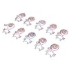100pcs Cat Shape Paper Clips Colorful Plating Process Increased Slip
