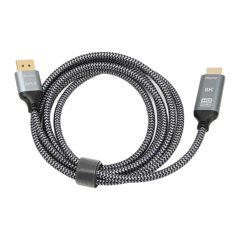 DisplayPort 1.4 to HD Multimedia Interface 2.1 Adapter Cable 8K