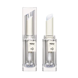 UZU BY FLOWFUSHI 38°C / 99°F Lip Balm [±0 Clear, Hologram] Lip Care, Skin Bacteria Unscented, Hypoallergenic