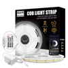 COB LED Strip Light 16.4FT,Warm White,CRI93+ Super Bright High Lumen,Dimmable