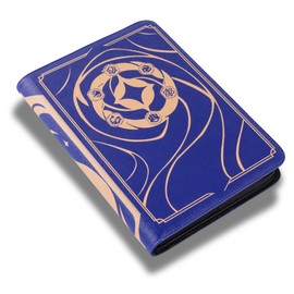 KUOOKING 9-Pocket Card Binder for Lorcana Cards, Holds 504 Cards and Sleeves, Compatible with Lorcana TCG and Other Trading Cards (BLUE)