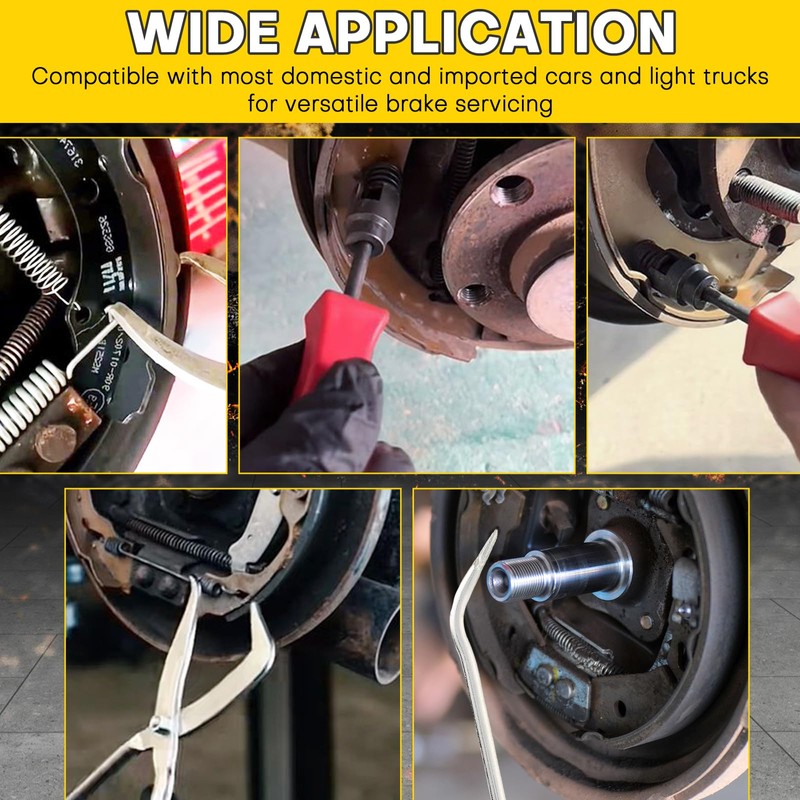 Acymner 8PCS Drum Brake Tool Kit | Drum Brake Tool,