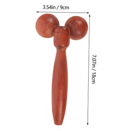 Anneome Manual Roller Facial Skin Tool Face Massage Roller for Ergonomic Handle Design