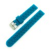 16mm Rubber Silicone Watch Band (Blue)