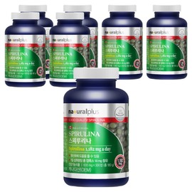 Natural Plus Spirulina, 300 tablets, 7 pcs / 내츄럴플러스 스피루리나, 300정, 7개
