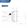 Monport 70mm 110mm Replacement Optical Scanning Lens for Fiber Laser