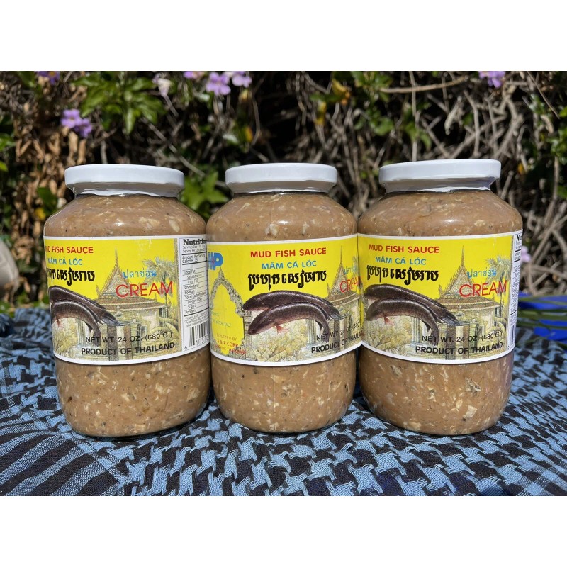 NP mud fish sauce Cream NP (Prahok) 3 Jars of