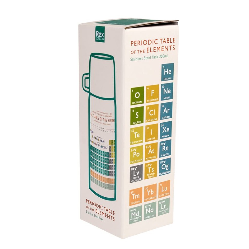 Periodic Table 350ml Stainless Steel Flask