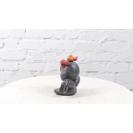 Wicca Occult Pentagram Baphy The Sabbatic Baby Goat Baphomet Meditation Figurine