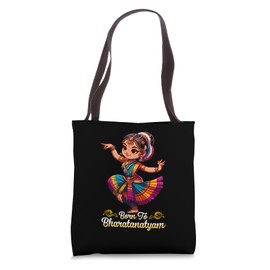 Indian Dance Indian Folk Dance Bharatanatyam Dance Design Tote Bag