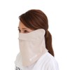 White Beauty: Non-Suffocating UV-Blocking Face Cover (UV-Blocking Face Mask) B-Type,