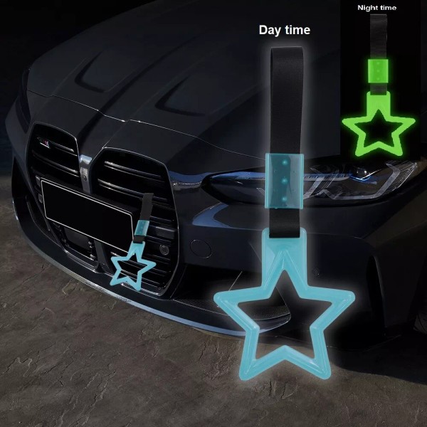 Unbranded Star Glow In The Dark Blue JDM TSURIKAWA Ring