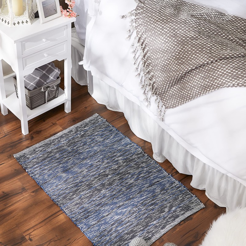 DII Woven Rag Rug Collection - Hilo Reciclado a Rayas
