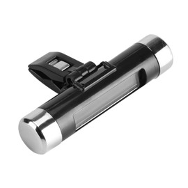 Mini Car Digital Clock Thermometer, Car Auto LCD Display Time Monitor Automotive Digital Backlight Clock Monitor Clip on Truck Car(Blue Background)