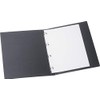 Ring Binder A4 Exquisite 4 Ring Leather Look in Black