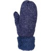 styleBREAKER 09010031 Women's Warm Winter Knitted Mittens, Gloves with Diamond