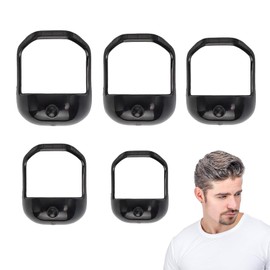 Beard Shaper Stencil, Beard Shaping, 5 Pieces Tool Beard Styling Stencil, Beard Shaping, Beard Shaping and Styling Tool, for Beard Comb Styling Tool, Beard Care, Black