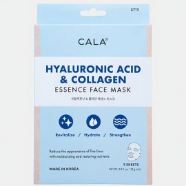 5 Piezas De Mascarilla De Ácido Hialurónico Y Colágeno Cala Tipo de piel Todo tipo                                                                    