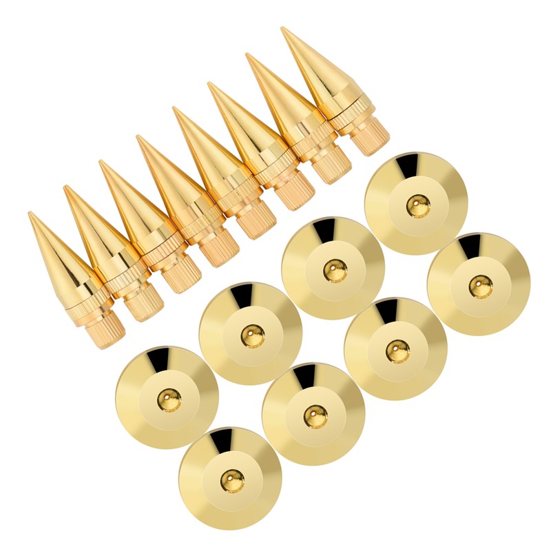 8 Pairs 6 x 36MM Copper Speaker Spike Isolation Stand