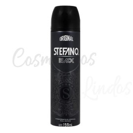 Stefano  Black Spray  Deodorant for Men 159 ml Desodorante Black Spray for man