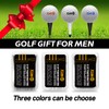 XSMSGO Plastic Golf Tees with Stripe 3-1/4" Professional Performance Series